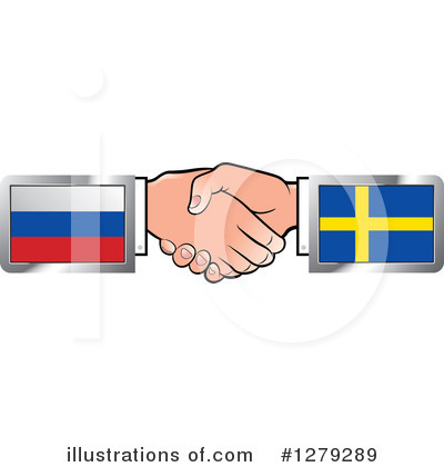 Royalty-Free (RF) Handshake Clipart Illustration by Lal Perera - Stock Sample #1279289