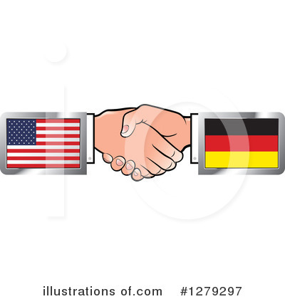Royalty-Free (RF) Handshake Clipart Illustration by Lal Perera - Stock Sample #1279297