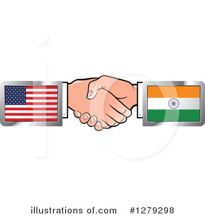 American Flag Clipart #1279298 by Lal Perera