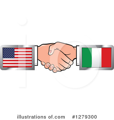 American Flag Clipart #1279300 by Lal Perera