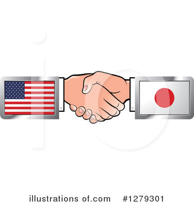 Royalty-Free (RF) Handshake Clipart Illustration by Lal Perera - Stock Sample #1279301