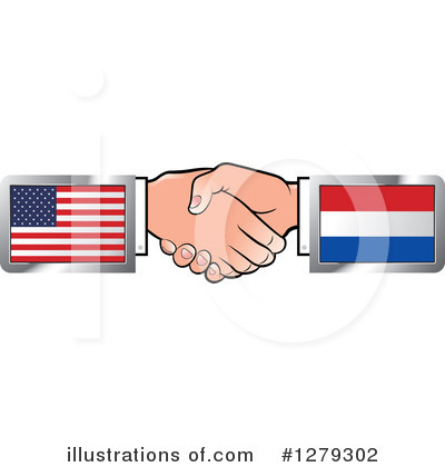 Royalty-Free (RF) Handshake Clipart Illustration by Lal Perera - Stock Sample #1279302