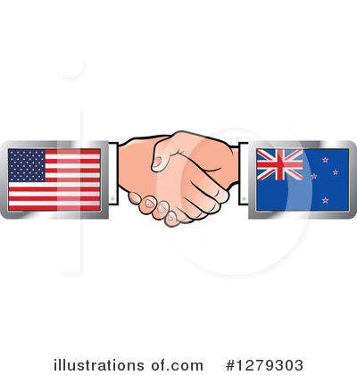 Royalty-Free (RF) Handshake Clipart Illustration by Lal Perera - Stock Sample #1279303
