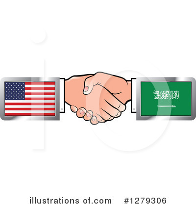 Royalty-Free (RF) Handshake Clipart Illustration by Lal Perera - Stock Sample #1279306