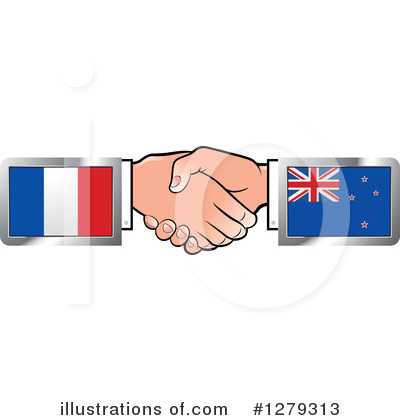 Royalty-Free (RF) Handshake Clipart Illustration by Lal Perera - Stock Sample #1279313