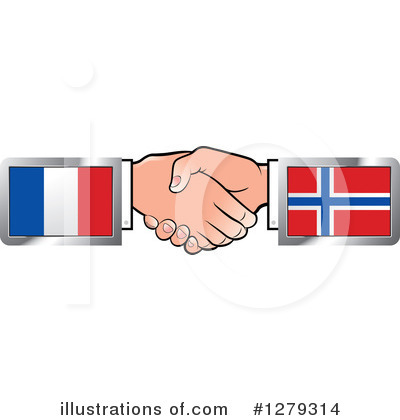 Royalty-Free (RF) Handshake Clipart Illustration by Lal Perera - Stock Sample #1279314