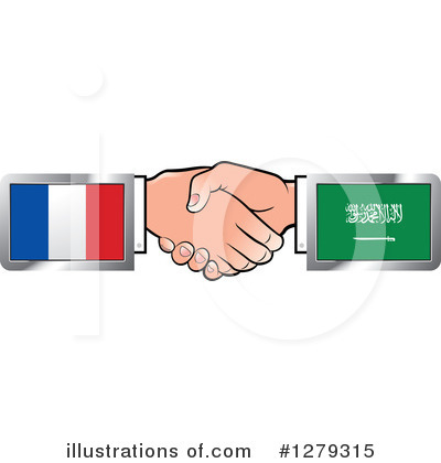 Royalty-Free (RF) Handshake Clipart Illustration by Lal Perera - Stock Sample #1279315