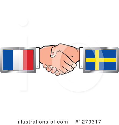 Royalty-Free (RF) Handshake Clipart Illustration by Lal Perera - Stock Sample #1279317