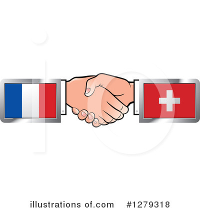 Royalty-Free (RF) Handshake Clipart Illustration by Lal Perera - Stock Sample #1279318