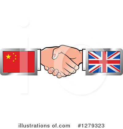 Royalty-Free (RF) Handshake Clipart Illustration by Lal Perera - Stock Sample #1279323