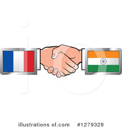 Royalty-Free (RF) Handshake Clipart Illustration by Lal Perera - Stock Sample #1279328