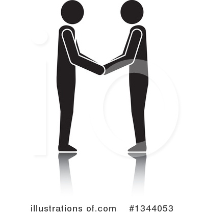 Royalty-Free (RF) Handshake Clipart Illustration by ColorMagic - Stock Sample #1344053