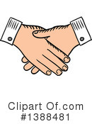 Handshake Clipart #1388481 by Vector Tradition SM