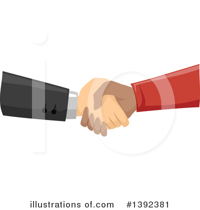 Royalty-Free (RF) Handshake Clipart Illustration by BNP Design Studio - Stock Sample #1392381