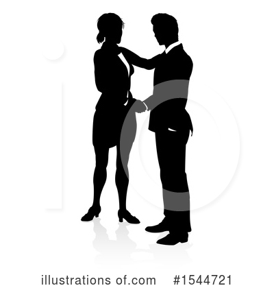 Royalty-Free (RF) Handshake Clipart Illustration by AtStockIllustration - Stock Sample #1544721