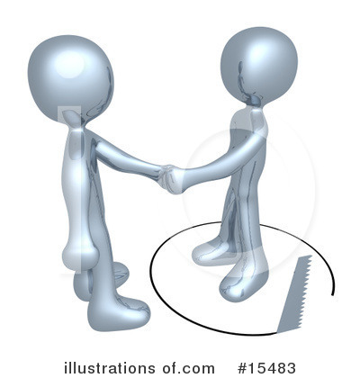 Handshake Clipart #15483 by 3poD