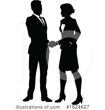 Royalty-Free (RF) Handshake Clipart Illustration by AtStockIllustration - Stock Sample #1624627