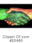 Handshake Clipart #20480 by Tonis Pan