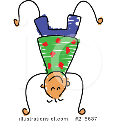 Royalty-Free (RF) Handstand Clipart Illustration by Prawny - Stock Sample #215637