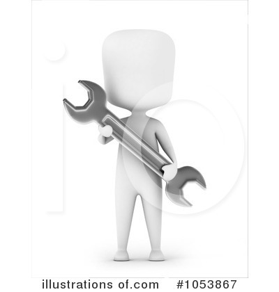 Royalty-Free (RF) Handyman Clipart Illustration by BNP Design Studio - Stock Sample #1053867