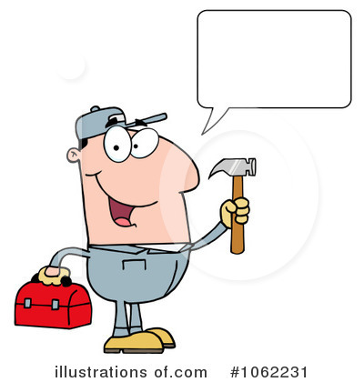 Plumber Clipart #1062231 by Hit Toon