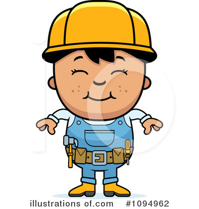 Construction Worker Clipart #1094962 by Cory Thoman