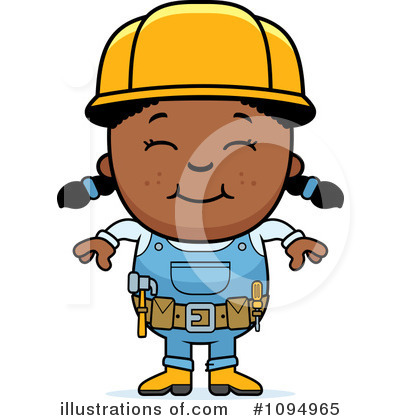 Construction Worker Clipart #1094965 by Cory Thoman