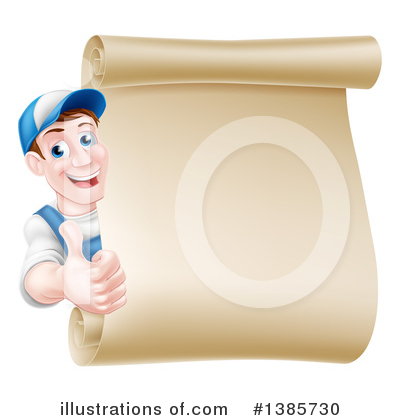 Royalty-Free (RF) Handyman Clipart Illustration by AtStockIllustration - Stock Sample #1385730