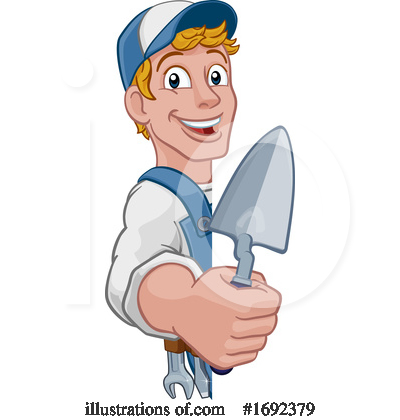 Royalty-Free (RF) Handyman Clipart Illustration by AtStockIllustration - Stock Sample #1692379