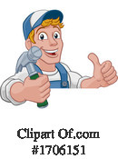 Handyman Clipart #1706151 by AtStockIllustration