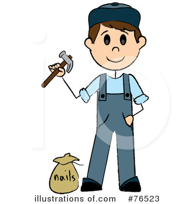 Handyman Clipart #76523 by Pams Clipart