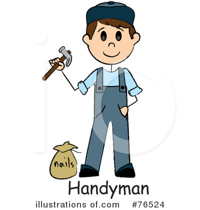Handyman Clipart #76524 by Pams Clipart