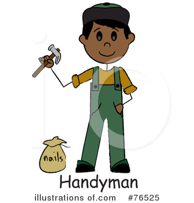 Handyman Clipart #76525 by Pams Clipart