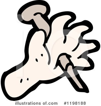 Royalty-Free (RF) Hane With Nail Clipart Illustration by lineartestpilot - Stock Sample #1198188