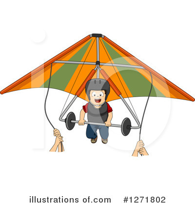 Royalty-Free (RF) Hang Gliding Clipart Illustration by BNP Design Studio - Stock Sample #1271802