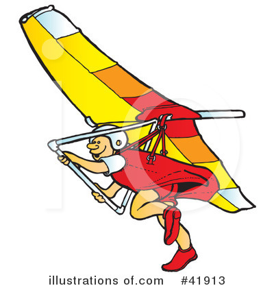 Hanggliding Clipart #41913 by Snowy