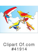 Hang Gliding Clipart #41914 by Snowy