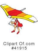 Hang Gliding Clipart #41915 by Snowy