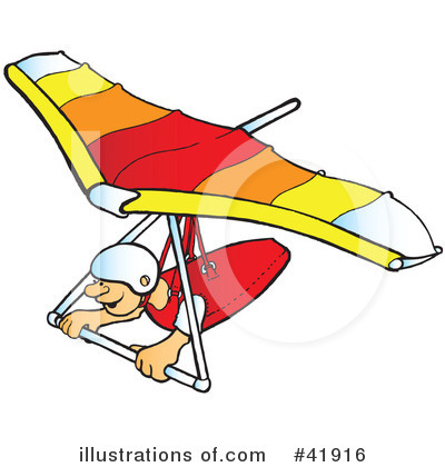 Hang Gliding Clipart #41916 by Snowy
