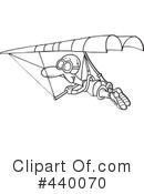 Hang Gliding Clipart #440070 by toonaday