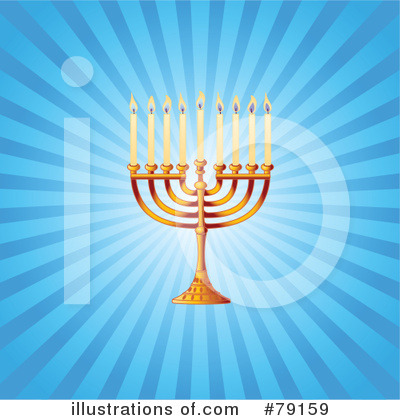 Royalty-Free (RF) Hanukkah Clipart Illustration by Pushkin - Stock Sample #79159