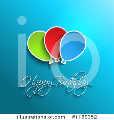 Royalty-Free (RF) Happy Birthday Clipart Illustration by KJ Pargeter - Stock Sample #1169352