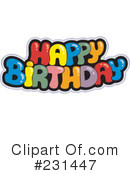Happy Birthday Clipart #231447 by visekart