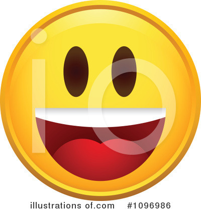 Royalty-Free (RF) Happy Face Clipart Illustration by beboy - Stock Sample #1096986
