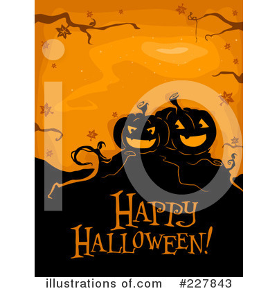 Royalty-Free (RF) Happy Halloween Clipart Illustration by BNP Design Studio - Stock Sample #227843