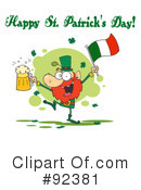 Happy St Patricks Day Clipart #92381 by Hit Toon