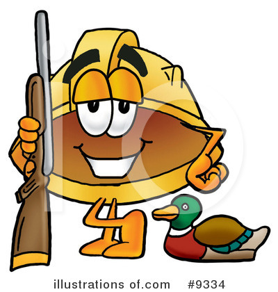 Royalty-Free (RF) Hard Hat Clipart Illustration by Mascot Junction - Stock Sample #9334