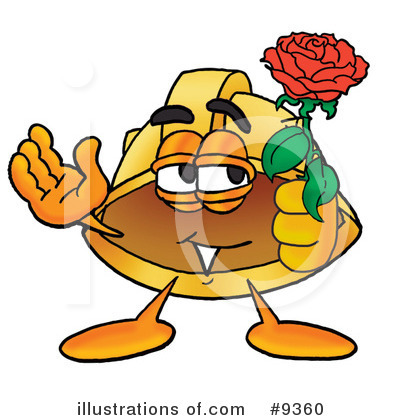 Royalty-Free (RF) Hard Hat Clipart Illustration by Mascot Junction - Stock Sample #9360