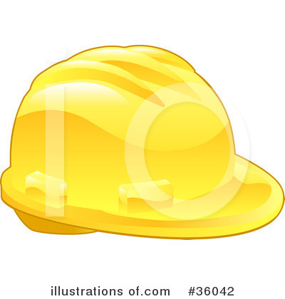 Hard Hat Clipart #36042 by AtStockIllustration