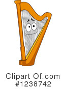 Harp Clipart #1238742 by Vector Tradition SM